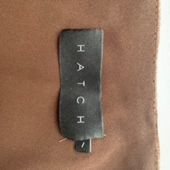 Hatch - THE VELVET RICKY SLIP DRESS in Burnt Umber - Picture 5 of 7